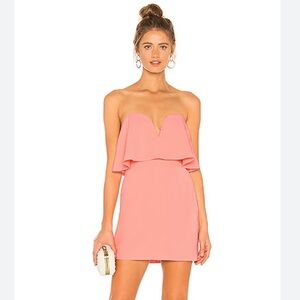 Lovers + Friends Kassie Mini Dress in Grapefruit!